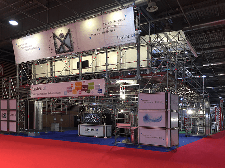Batimat 2017 stand échafaudages