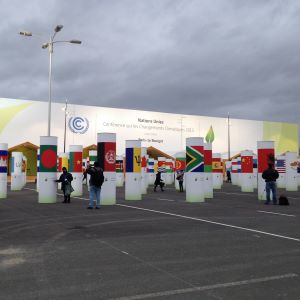 COP 21 échafaudage