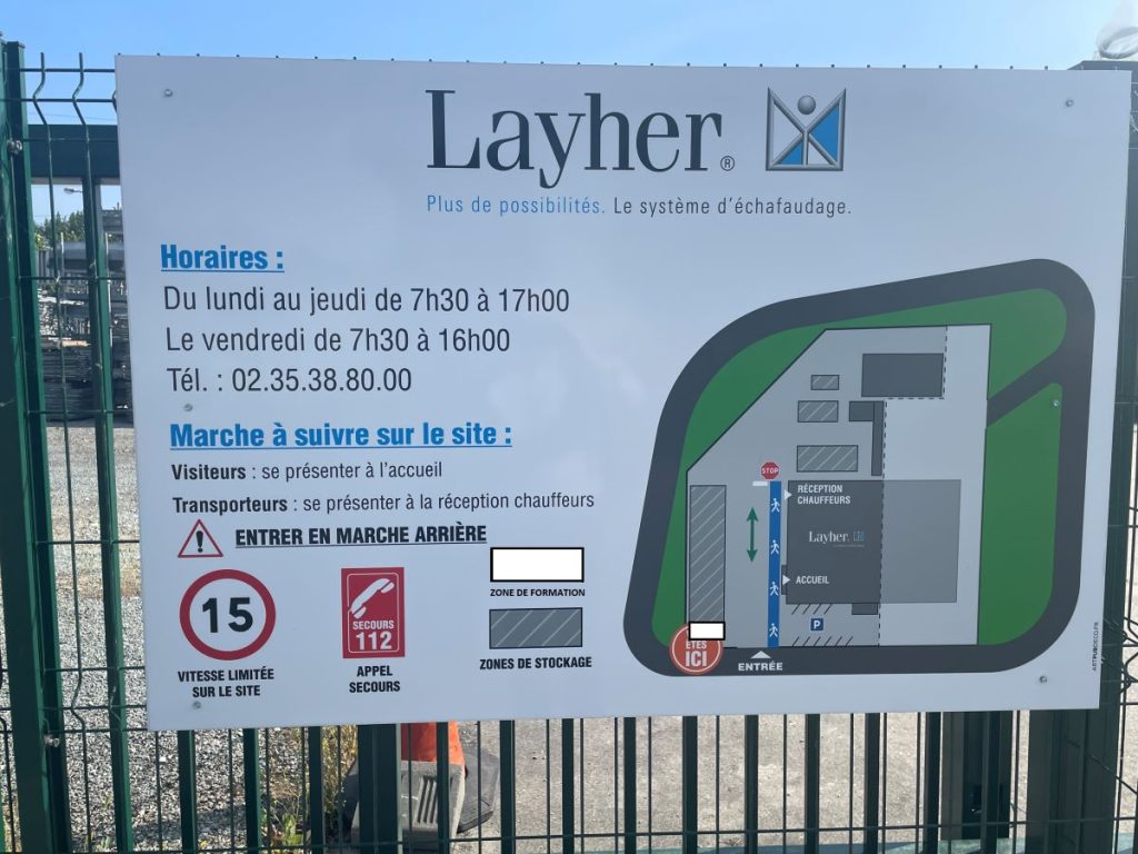 Location d'échafaudage dans le secteur du Havre