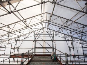 Structure parapluie Layher