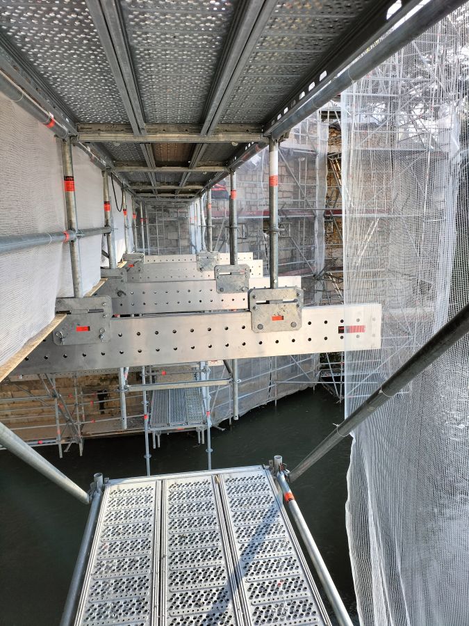 Chantier Pont saint martory layher