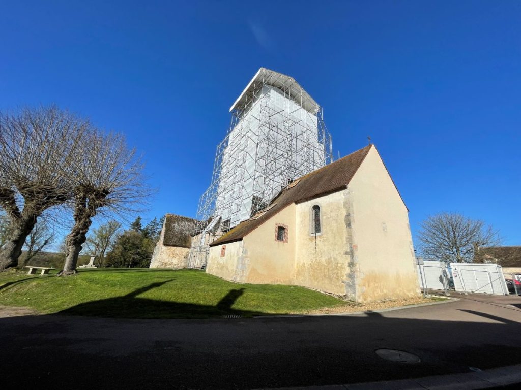 echafaudage eglise